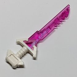 Деталь Лего Меч Цвет Прозрачно-Розовый