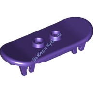 Деталь Лего Доска Для Скейта С Держателями Для Колес Цвет Темно-Фиолетовый