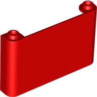 Деталь Лего Лобовое Стекло 1 х 6 х 3 Цвет Красный