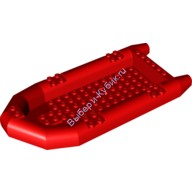 Деталь Лего Лодка Надувной Плот Большой Цвет Красный