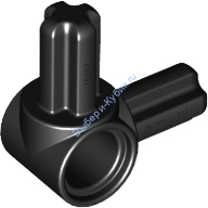 Деталь Лего Техник Коннектор Хаб Пин - Две Перпендикулярные Оси Цвет Черный