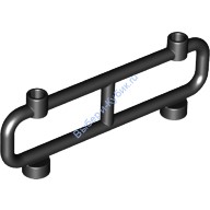 Деталь Лего Стержень (Решетка) 1 х 8 х 2 Цвет Черный