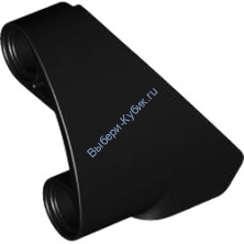 Деталь Лего Техник Панель # 9 3 x 3 Левая Цвет Черный