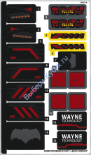 Наклейки К Набору Лего 76087 - (34987/6199950)