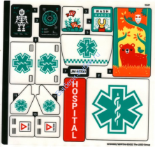 Наклейки К Набору Лего Сити 60330 — (10100082/6399216)