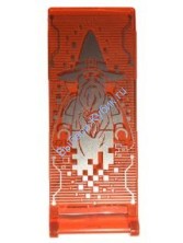 Деталь Лего Техник Деталь Лего Флаг 7 х 3 С Жезлом С Рисунком Цвет Прозрачно-Неоново-Оранжевый