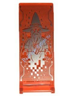 Деталь Лего Техник Деталь Лего Флаг 7 х 3 С Жезлом С Рисунком Цвет Прозрачно-Неоново-Оранжевый