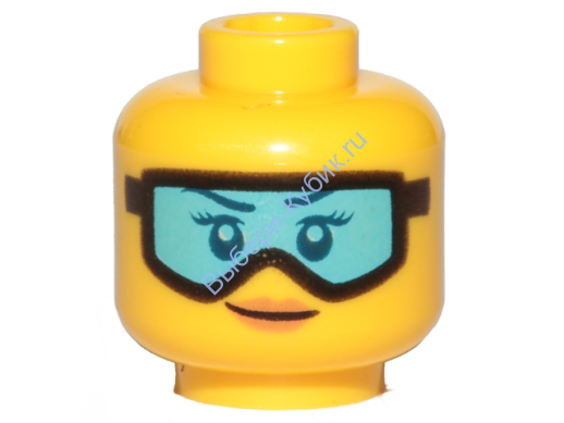 Деталь Лего Голова Женская Цвет Желтый