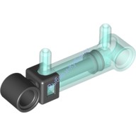 Деталь Лего Техник Пневматический Цилиндр С 2 Вводными Отверстиями Маленький (32Мм) Цвет Прозрачно-Голубой