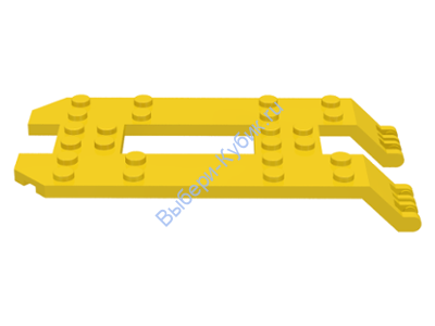 Деталь Лего  База прицепа 6 x 12 x 1 1/3Цвет Желтый