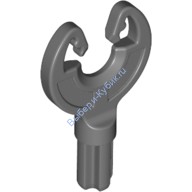 Деталь Лего Техник Ось С Вращающимся Зажимом Цвет Темно-Серый