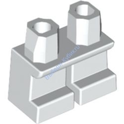 Деталь Лего Ноги Короткие Цвет Белый