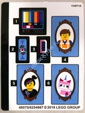 Наклейки К Набору Лего 70831 - (48070/6254867) 6254867