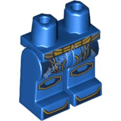Деталь Лего Ноги С Рисунком Цвет Синий 970c00pb1269