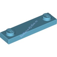 Деталь Лего Пластина 1 х 4 С 2 Штырьками Цвет Умеренно-Лазурный