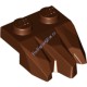 Деталь Лего Пластина 1 х 2 С 3 Когтями Цвет Коричневый