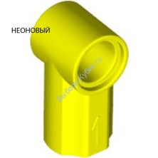 Деталь Лего Техник Коннектор Угловой #1 Цвет Неоново-Желтый