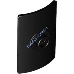 Деталь Лего Щит С Штырьком Цвет Черный