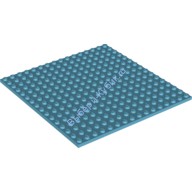 Деталь Лего Пластина 16 х 16 Цвет Умеренно-Лазурный