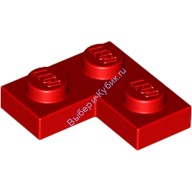 Деталь Лего Пластина 2 х 2 Угол Цвет Красный