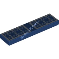 Деталь Лего Плитка 1 х 4 Солнечные Панели Цвет Темно-Синий