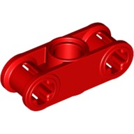 Деталь Лего Техник Коннектор Перпендикулярный 3L С Центральным Отверстием Для Пина Цвет Красный