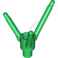 Деталь Лего Цветочный Стебель С Креплением Снизу Цвет Зеленый