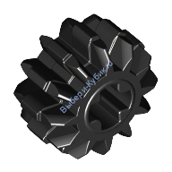 Деталь Лего Техник Шестерня С 12 Зубьями Цвет Черный