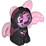 Деталь Лего Летучая Мышь Цвет Черный elf052