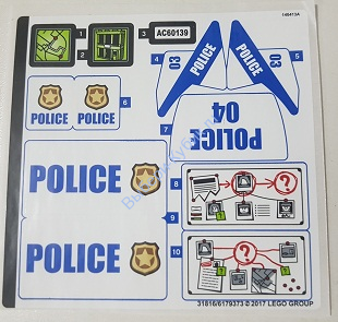 Наклейки К Набору Лего 60139