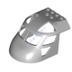 Деталь Лего Фюзеляж Самолета С Изгибом 6 х 8 Верх Цвет Светло-Серый