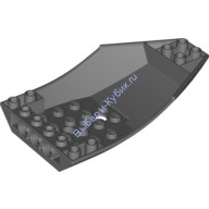 Деталь Лего Кокпит 10 х 6 х 2 С Изгибом Цвет Темно-Серый