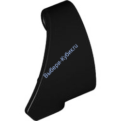 Деталь Лего Техник Панель #10 3 x 3 Правая Цвет Черный