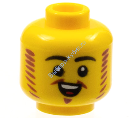 Деталь Лего Голова Минифигурки Цвет Желтый