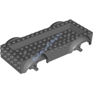 Деталь Лего База Т/С 8 х 16 х 2 1/2 С Крыльями И 14 х 4 Утопленный Центр Цвет Темно-Серый