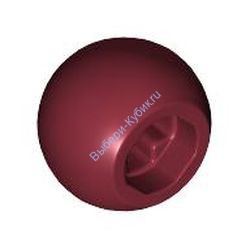 Деталь Лего Техник Поворотный Шар Цвет Темно-Красный