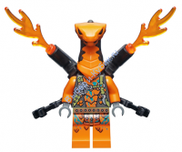 Минифигурка Лего Ниндзяго Cobra Mechanic - Flamethrowers