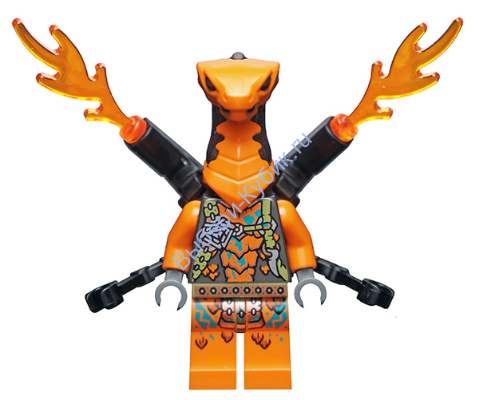 Минифигурка Лего Ниндзяго Cobra Mechanic - Flamethrowers
