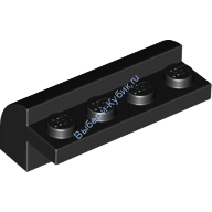 Деталь Лего Кубик Модифицированный 2 х 4 х 1 1/3 С Закругленным Верхом Цвет Черный