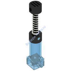 Деталь Лего Техник Пневматический Насос Большой 2 Версия Цвет Прозрачно-Голубой