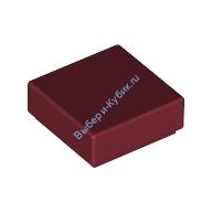 Деталь Лего Плитка 1 х 1 С Желобком Цвет Темно-Красный