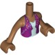 Деталь Лего Торс Мини Долл Френдс С Рисунком Цвет Карамельный