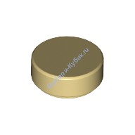 Деталь Лего Плитка Круглая 1 х 1 Цвет Песочный