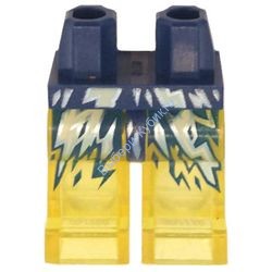 Деталь Лего Ноги С Рисунком Цвет Темно-Синий