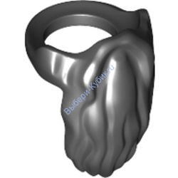Деталь Лего Борода Цвет Черный