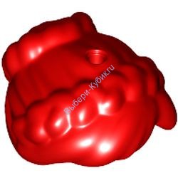 Деталь Лего Волосы Минифигурки Цвет Красный