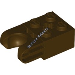 Деталь Лего Техник Модифицированный Кубик 2 x 2 Цвет Темно-Коричневый