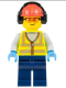Минифигурка Лего Сити Работник Аэропорта Мужчина cty1674
