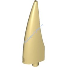 Деталь Лего Шип Коготь Рог Большой Гибкий Цвет Песочный