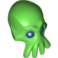 Деталь Лего Голова Инопланетянина Цвет Ярко-Зеленый